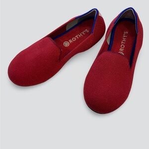Rothy's Vibrant Red Knit Loafers